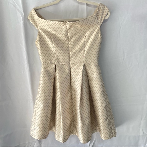 Ark & Co Anthropologie Womens Mid Century Polka Dot Dress Sz S Vintage 50s Style - Picture 8 of 9